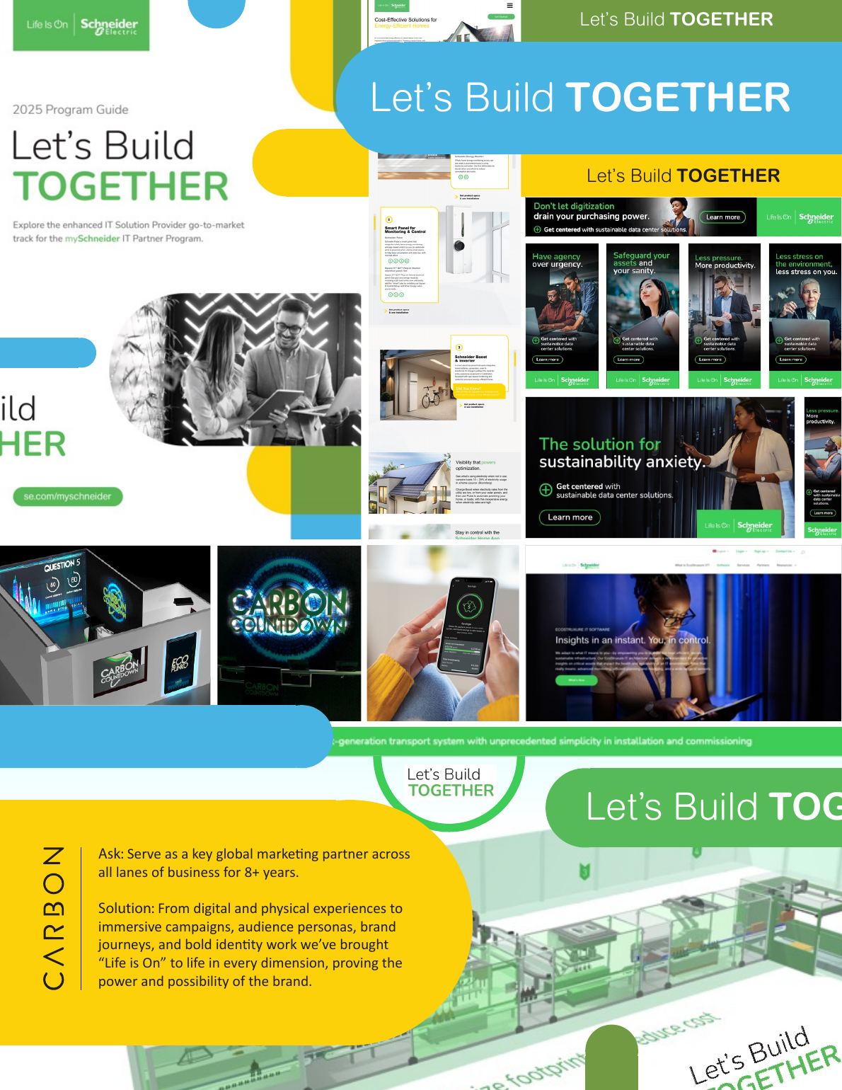 Schneider Electric Let's Build Together work