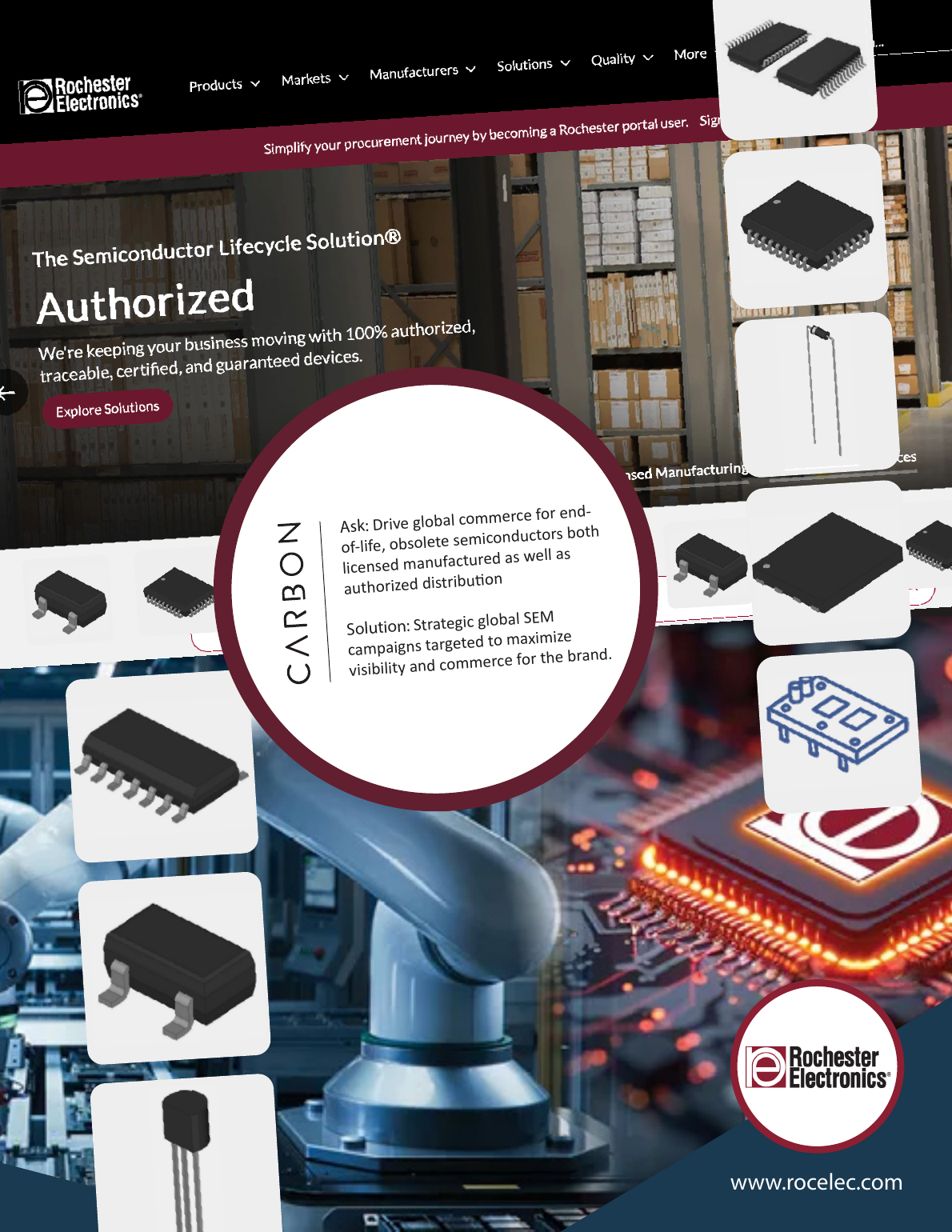 Rochester Electronics global commerce work